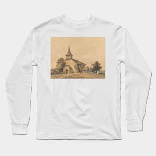 Chapel Church, Surrey by Thomas Girtin Long Sleeve T-Shirt